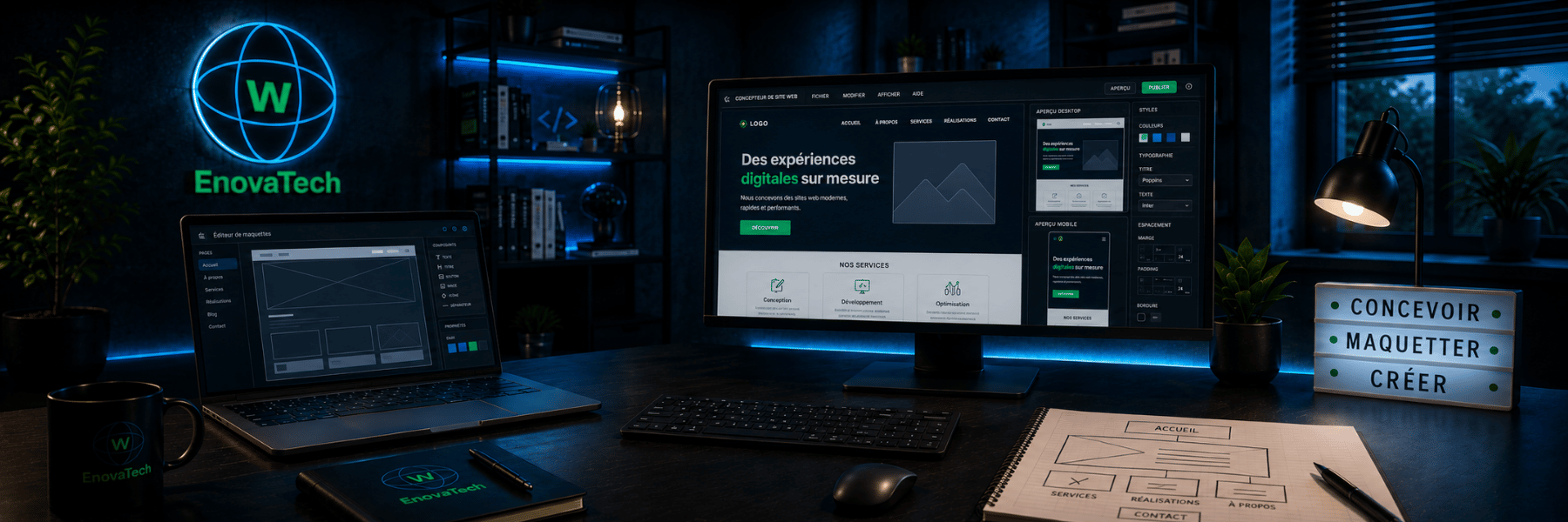 La conception de site Web